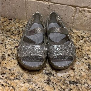Girls Croc Jelly shoes size 10
